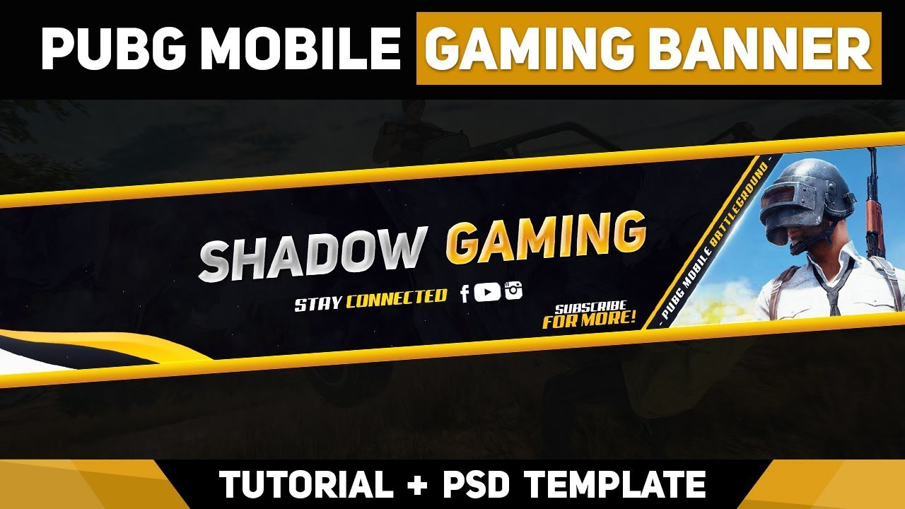 Download How To Make Gaming Banner On Android Pc Pubg Mobile Tutorial Psd Template Technical Ustad Game Designers Hub Yellowimages Mockups