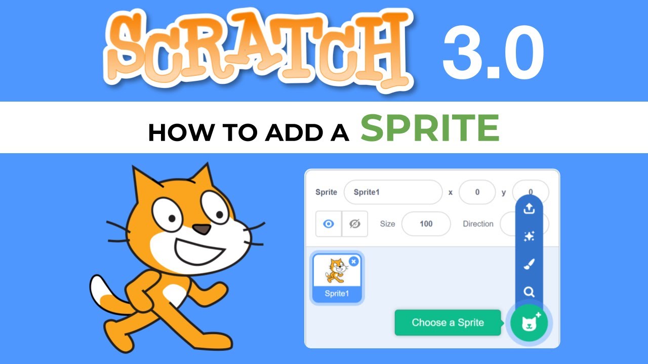 Scratch Tutorial How To Add A Sprite Game Designers Hub