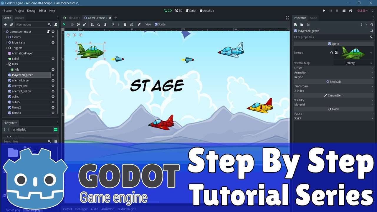 Godot 31 Complete 2d Game Step By Step Tutorial Series Game Designers Hub 9593