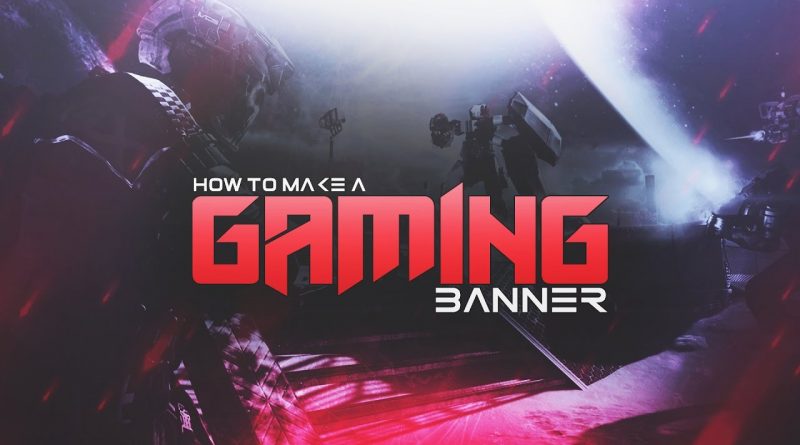 How to Make a YouTube Gaming Banner in Photoshop CS6/CC! Channel Banner