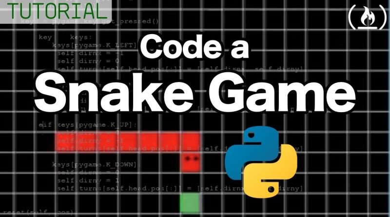 Snake Game Python Tutorial - Game Designers Hub