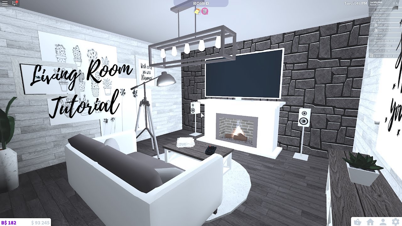 Bloxburg living room tutorial - Game Designers Hub