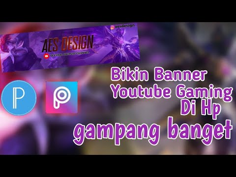 tutorial membuat banner youtube gaming di android