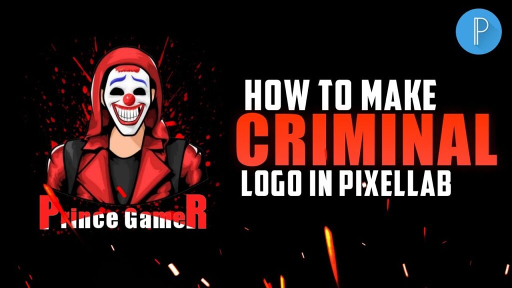 Criminal Gaming Logo On Android Make Gaming Logo Pixellab Tutorials Game Designers Hub