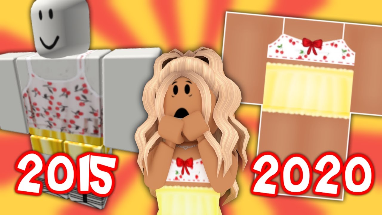 Recreating my OLD CLOTHING from 2015?! | Roblox Designing - Game ...