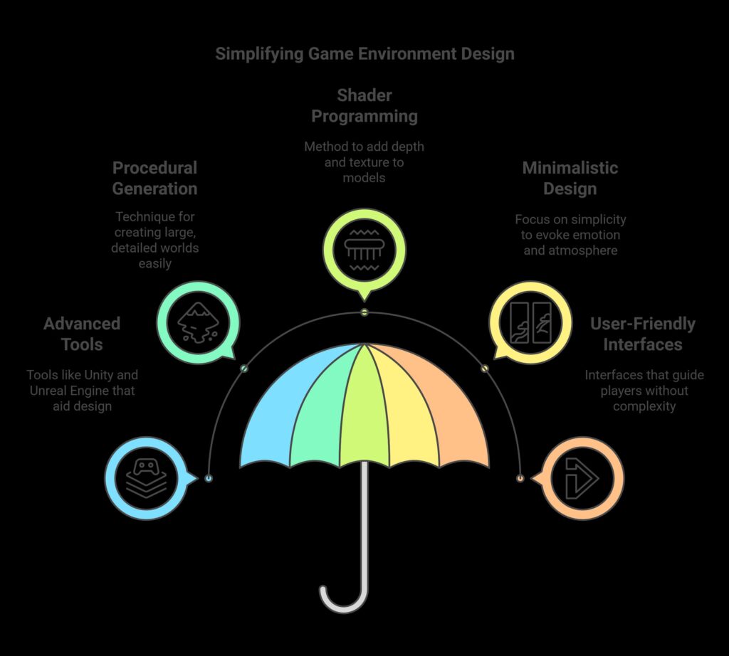 game environment design -Simplify the design